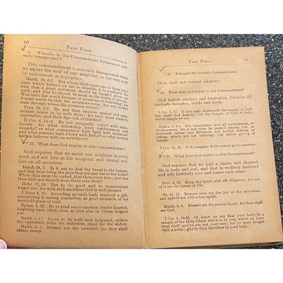 VTG Evangelical Catechism Booklet Eden Publishing 1896 (READ) - Picture 6 of 6
